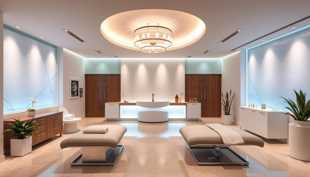 Image of a serene medical spa environment at the American Academy of Cosmetic Surgery Hospital Image of a serene medical spa environment at the American Academy of Cosmetic Surgery Hospital