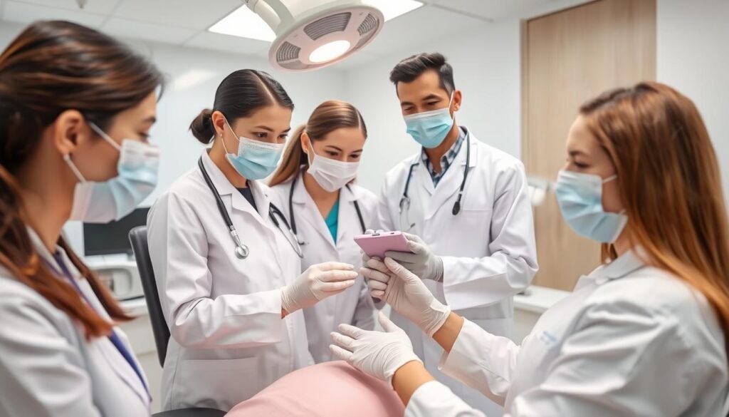 Imagine having a wart removal treatment with a team of experts.