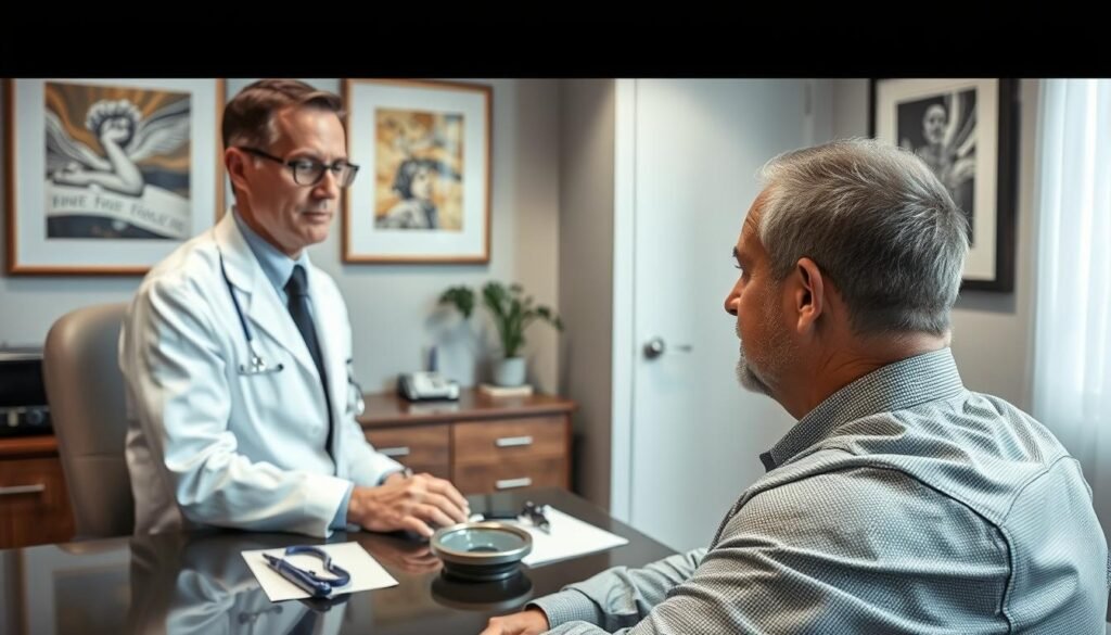 for hair fall which doctor to consult