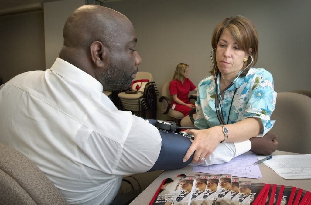 Photo Dermatologists examination