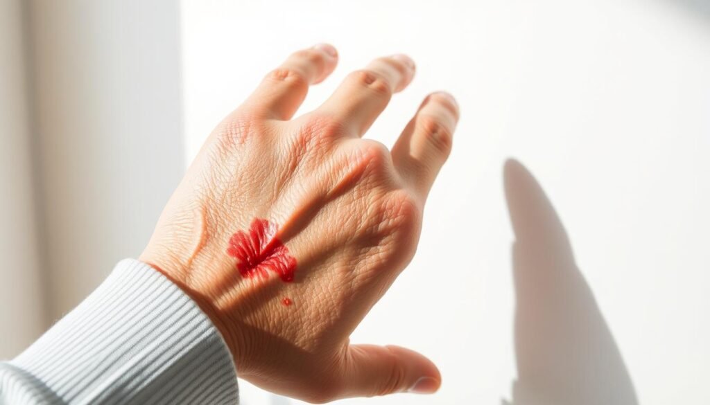 Dry Skin Caused by Harsh Cleansers