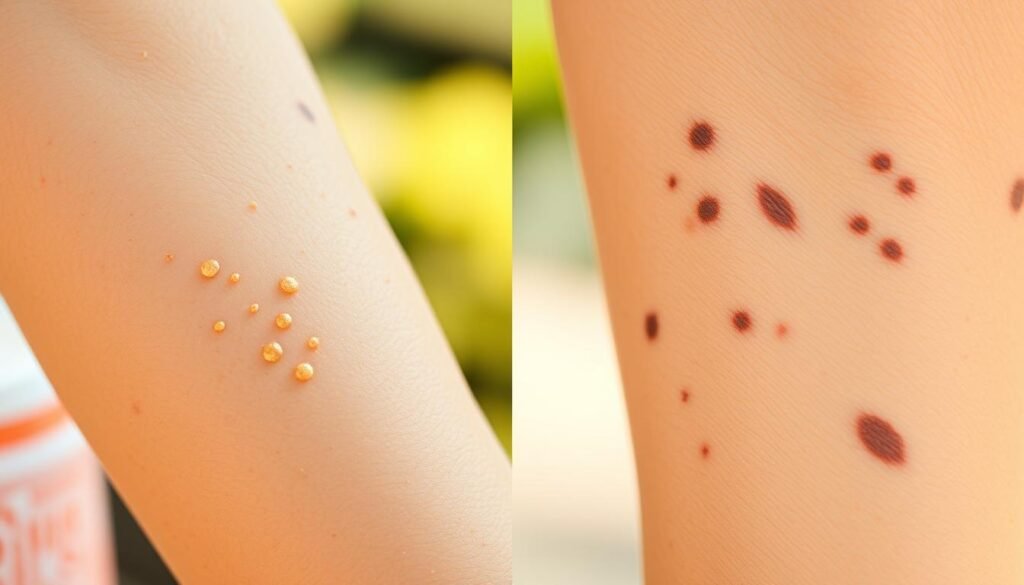 Freckles vs Sun Damage