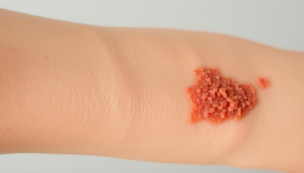 Identify Dry Patches on Face and Body