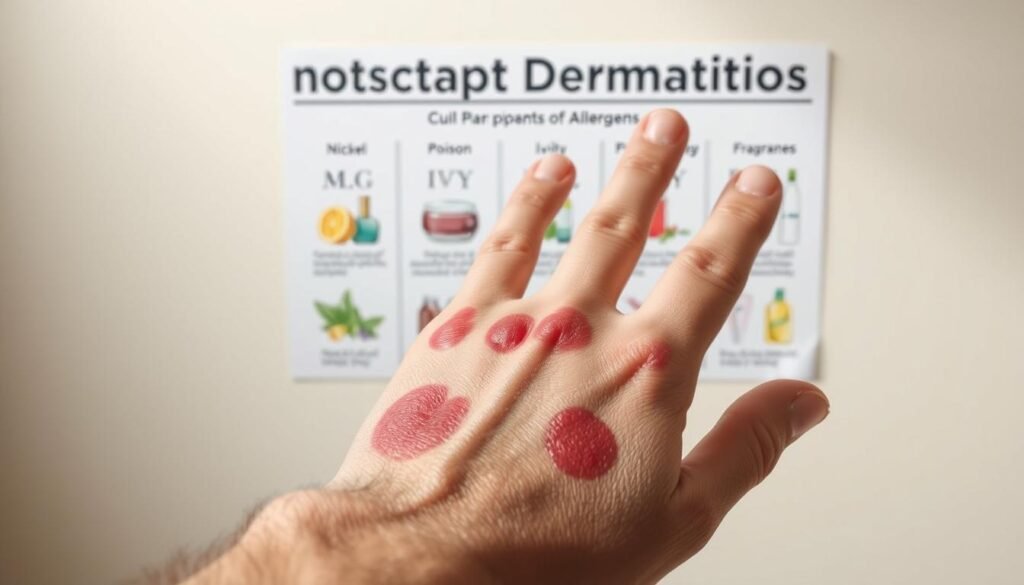 Spot Contact Dermatitis