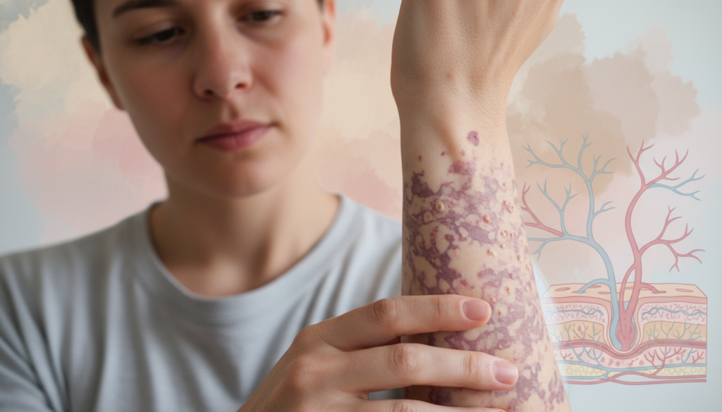 causes of mottled skin causes of mottled skin